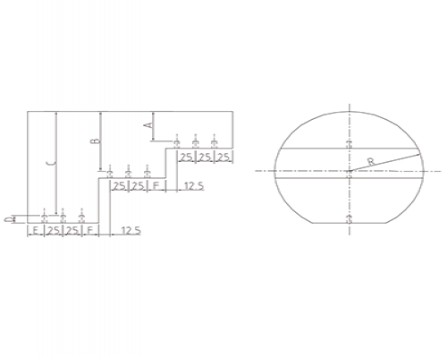 Standard test block GB/T 4162-2008 standard test block for ultrasonic inspection of forged rolled steel bars for P-wave inspection